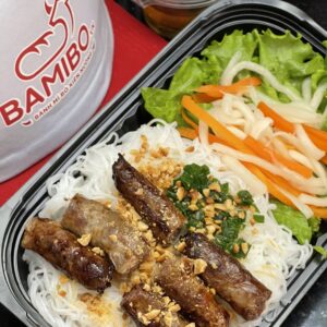 Bún Thịt Bò Nướng Mỡ Chài