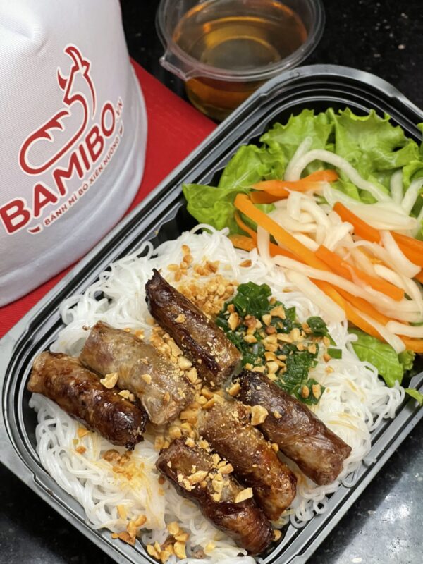 Bún Thịt Bò Nướng Mỡ Chài 1